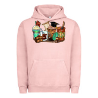 Pigment Salmon lawyer coffee cups Urban Hoodie - Zillion Design Studio
