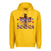 Lemon god bless america Premium Hoodie - texasbilliewilder