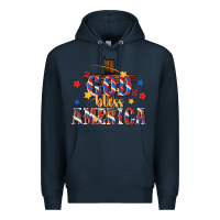 Navy god bless america Premium Hoodie - texasbilliewilder