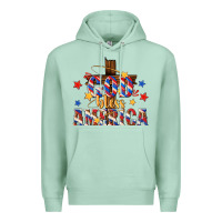 Seafoam god bless america Premium Hoodie - texasbilliewilder