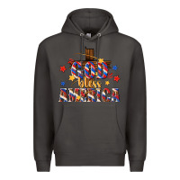 Smoke god bless america Premium Hoodie - texasbilliewilder