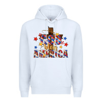White god bless america Premium Hoodie - texasbilliewilder