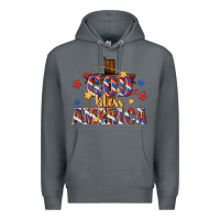 Rock god bless america Premium Hoodie - texasbilliewilder