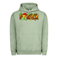 Pigment Oil Green power juneteenth Urban Hoodie - texasbilliewilder