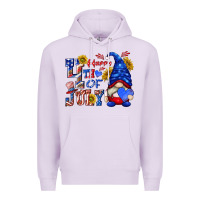 Lilac happy 4 th of july Premium Hoodie - texasbilliewilder
