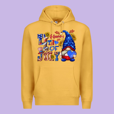 Happy 4 Th Of July Premium Hoodie Designed By Texasbilliewilder