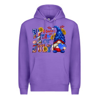 Purple happy 4 th of july Premium Hoodie - texasbilliewilder