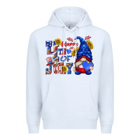 White happy 4 th of july Premium Hoodie - texasbilliewilder