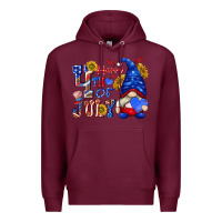 Burgundy happy 4 th of july Premium Hoodie - texasbilliewilder