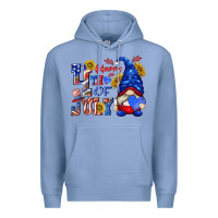 Colony Blue happy 4 th of july Premium Hoodie - texasbilliewilder