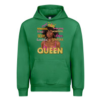 Emerald queen afro woman Urban Hoodie - texasbilliewilder