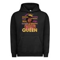 Pigment Black queen afro woman Urban Hoodie - texasbilliewilder