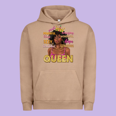 Urban Hoodie queen afro woman