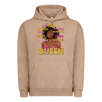 Pigment Burro queen afro woman Urban Hoodie - texasbilliewilder
