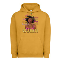 Pigment Peanut Butter queen afro woman Urban Hoodie - texasbilliewilder
