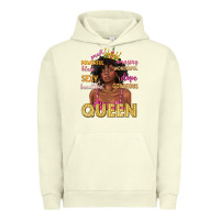 Pigment Pistachio queen afro woman Urban Hoodie - texasbilliewilder