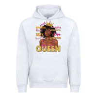 White queen afro woman Urban Hoodie - texasbilliewilder