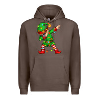 Coffee dabbing elf Premium Hoodie - Zillion Design Studio