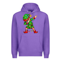 Purple dabbing elf Premium Hoodie - Zillion Design Studio