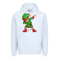 White dabbing elf Premium Hoodie - Zillion Design Studio