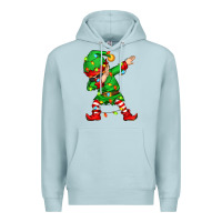 Blue Mist dabbing elf Premium Hoodie - Zillion Design Studio