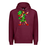 Burgundy dabbing elf Premium Hoodie - Zillion Design Studio