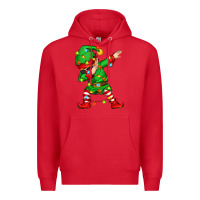 Red dabbing elf Premium Hoodie - Zillion Design Studio