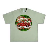 Oil Green christmas gnomes truck Urban Heavy Tee - Artiststas