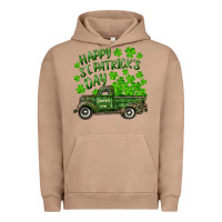 Pigment Burro Happy st. patrick's day shamrock farm truck Urban Hoodie - RanaPortraitStore