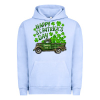 Pigment Grape Ice Happy st. patrick's day shamrock farm truck Urban Hoodie - RanaPortraitStore