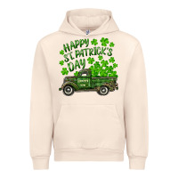 Sandshell Happy st. patrick's day shamrock farm truck Urban Hoodie - RanaPortraitStore