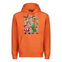 Carrot dabbing christmas Premium Hoodie - Zillion Design Studio