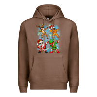 Chestnut dabbing christmas Premium Hoodie - Zillion Design Studio