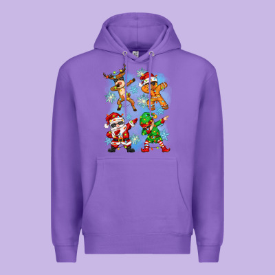 Dabbing Christmas Premium Hoodie Designed By Zillion Design Studio