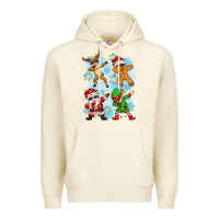 Sandshell dabbing christmas Premium Hoodie - Zillion Design Studio