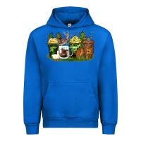 Cobalt hunter coffee cups Urban Hoodie - Zillion Design Studio