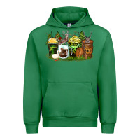 Emerald hunter coffee cups Urban Hoodie - Zillion Design Studio