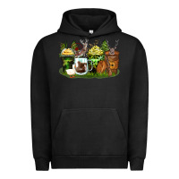 Pigment Black hunter coffee cups Urban Hoodie - Zillion Design Studio