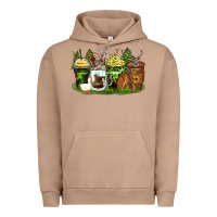 Pigment Burro hunter coffee cups Urban Hoodie - Zillion Design Studio