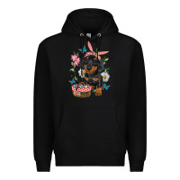 Black easter dachshund Premium Hoodie - RanaPortraitStore