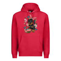 Cardinal easter dachshund Premium Hoodie - RanaPortraitStore