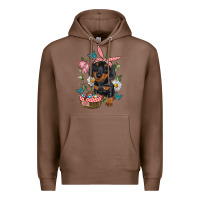 Chestnut easter dachshund Premium Hoodie - RanaPortraitStore