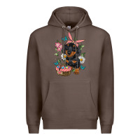 Coffee easter dachshund Premium Hoodie - RanaPortraitStore