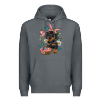 Rock easter dachshund Premium Hoodie - RanaPortraitStore