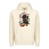 Sandshell easter dachshund Premium Hoodie - RanaPortraitStore