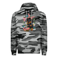 Slate Camo easter dachshund Premium Hoodie - RanaPortraitStore