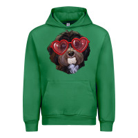 Emerald Havanese dog with love glasses Urban Hoodie - RanaPortraitStore