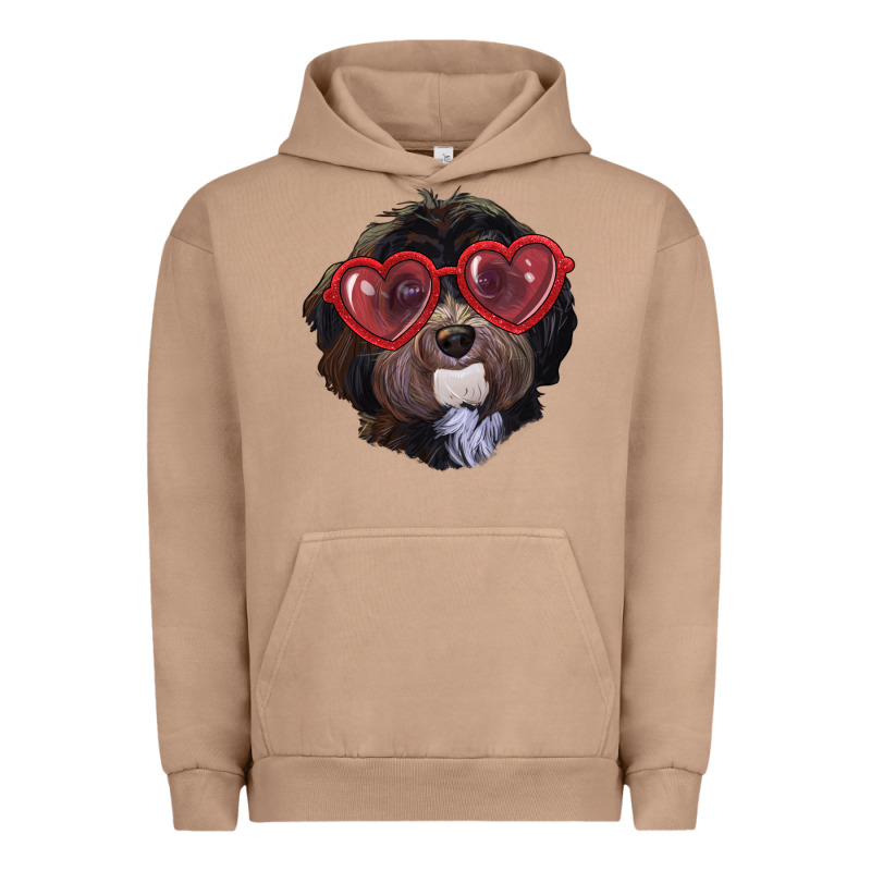 Havanese Dog With Love Glasses Urban Hoodie by RanaPortraitStore | Teevron