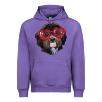 Tulip Havanese dog with love glasses Urban Hoodie - RanaPortraitStore