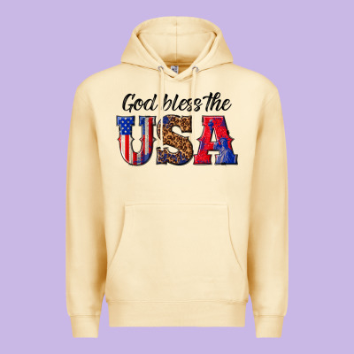 God Bless The Usa Premium Hoodie Designed By Texasbilliewilder